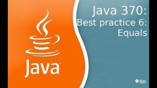 Урок Java 370: Best practice 6: Переопределение equals