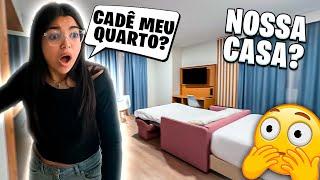 DE UMA CASA GRANDE PARA... APENAS UM QUARTO? ️