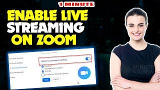 How to enable live streaming on zoom 2024 (Quick & Easy)