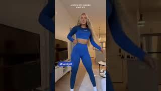 ALPHALETE ombré amplify collection | seamless scrunch leggings try on haul CODE BAILEY #shorts