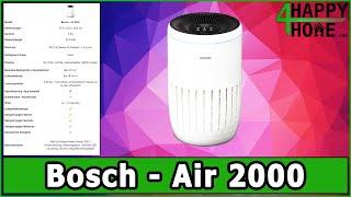 Bosch - Air 2000 | Starker Luftreiniger | Produktvorstellung