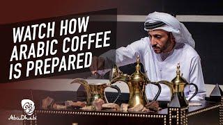 How to make Arabic coffee in Abu Dhabi | Gahwa | Visit Abu Dhabi