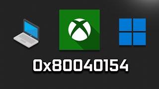 Solución Error 0x409 de Xbox App Error 0x80040154 en Windows 11/10