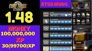 How to Install Euro Truck Simulator 2 1.48 MONEY & XP MOD | ETS2 MODS