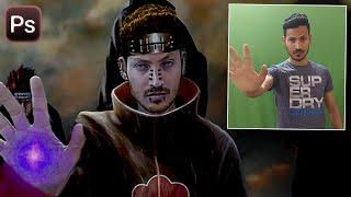 How I Turn My Photo Into Pain From Naruto Using Photoshop In Hindi | Photoshop Manipulation In Hindi