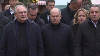 Scholz visits site of Christmas market attack that killed at least 5 and injured over 200