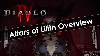 Diablo 4 Altars of Lilith Overview