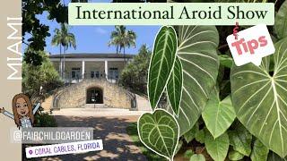 2021 International Aroid Show @fairchildgarden I: A girl with a garden