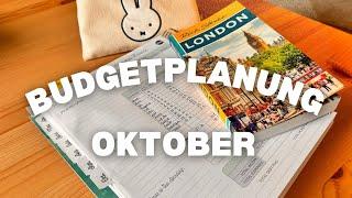 Budgetplanung Oktober - Urlaub - yay - Lebensmittel