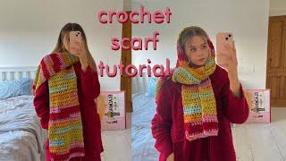 EASY Crochet Scarf: For BEGINNERS!