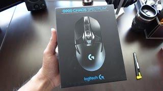 Logitech G900 Wireless Gaming Mouse Unboxing