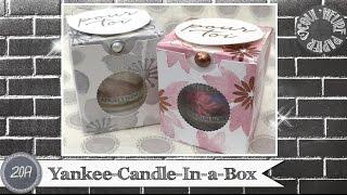 Vidéo-Tuto "Yankee Candle in a Box" par Coul'Heure Papier