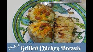 The BEST Grilled Chicken Breasts ~ Boneless Skinless Chicken Breasts ~ Amy Learns to Cook