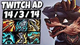 Twitch vs Ezreal [ ADC ] Korea Grandmaster Patch 14.12 