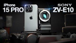 iPhone 15 Pro vs Sony ZV-E10 - Which Camera is Better for Video?