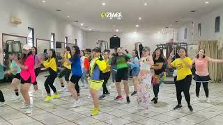 GET BUSY - Afro Remix | ZUMBA FITNESS | zin Dian Fitri - zin Shanty | choreo Lely herly