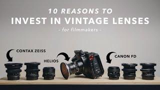 Why Invest in Vintage Lenses as Filmmakers | 10 Reasons I use old glass for my Blackmagic Cameras