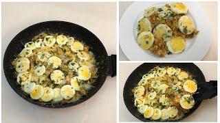 Tasty & Easy Recipe with Eggs for breakfast or Dinner