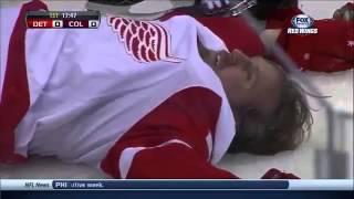 Cody McLeod's Dirty Hit On Niklas Kronwall - October 17th, 2013