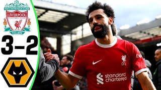 Liverpool vs Wolves 3-2 - All Goals and Highlights - 2024  SALAH