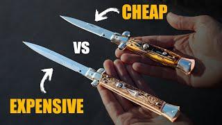 Italian Stiletto Switchblades! Cheap VS Expensive Everything You Need To Know.