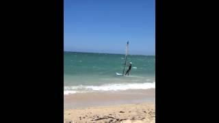 Windsurfing on Kanaha Beach Park, Kahului Bay, Maui.