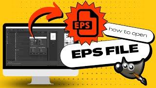 GIMP - How to Open an EPS File Easily! (Free Software)