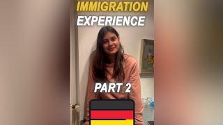 IMMIGRATION EXPERIENCE OF  STUDENT (Part 2) by Nikhilesh Dhure.  #shorts #germany