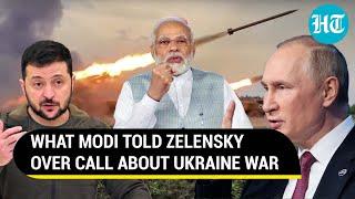 ‘India can…’: Zelensky on what PM Modi told him on call about ending conflict with Putin