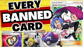 Why It's Banned! EVERY Banned Pokemon Card!