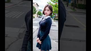 4K AI 룩북 AI art 한국 여고생 Vlog LoolBook Model #여고생