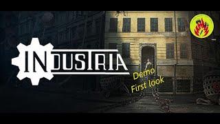 Let's play INDUSTRIA | Demo Gameplay | First Person Shooter | First look