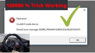 Fatal Error.. How to solve the error of directx message on project IGI