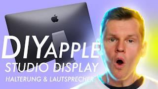 DIY Apple Studio Display 5K selbst gemacht viertes Video heute Lautsprecher und Halterung im Detail