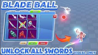 Blade Ball Script | UNLOCK ALL SWORDS | NO BAN & DETECTION | VISUAL ONLY (WORKING!) 