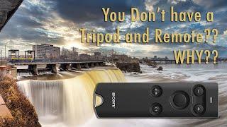 Using the Sony RMTP1BT Remote and a Tripod