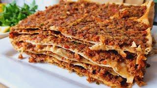 En Lezzetlisinden En Kolayından Hazır Yufkadan Lahmacun Yaptım  Muhteşem Oldu Mutlaka Deneyin.