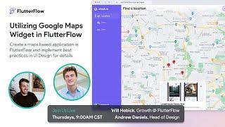 Build Location based apps with Google Maps in FlutterFlow.