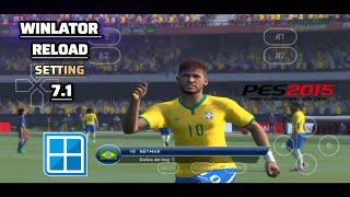 PES 2015 (Pro Evolution Soccer) Winlator 7.1 Emulador Android, Snapdragon 720G + Setting