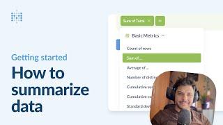 How to summarize data | Getting started with Metabase