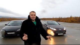 Peugeot 407 160 hp vs Mitsubishi Lancer 10 150 hp