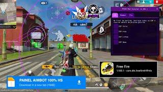 MOD MENU FFH4X!PAINEL XIT PURO IPHONE/ANDROID HEADTRICK 100% HS️ipa antban regedit mobile gratis