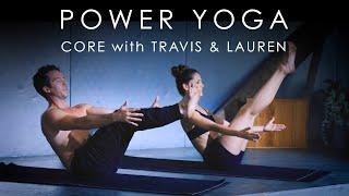 12min. Power Yoga "CORE" ABS WORKOUT with Travis Eliot & Lauren Eckstrom -- Inner Dimension TV