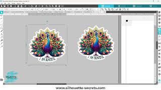 Quick Tracing Tip for Stickers in Silhouette Studio