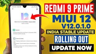 Redmi 9 Prime India - MIUI 12 UPDATE V12.0.1.0 Rolling Out | Download Links? Android 10