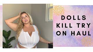 DOLLS KILL PLUS SIZE TRY ON HAUL | Lauren Sangster