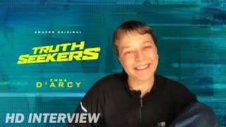 Emma D'Arcy talks 'Truth Seekers' - on Prime Video October 30