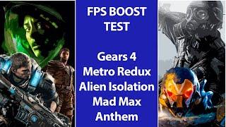 Xbox Series | FPS BOOST | Testing Gears 4, Anthem, Metro Redux, Alien Isolation & Mad Max