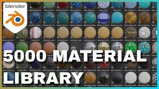 Massive Texture based Material Library in Blender Download