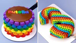 Fantasic Rainbow Cake Decorating Tutorials | Most Satisfying Cake And Dessert | So Tasty Cake